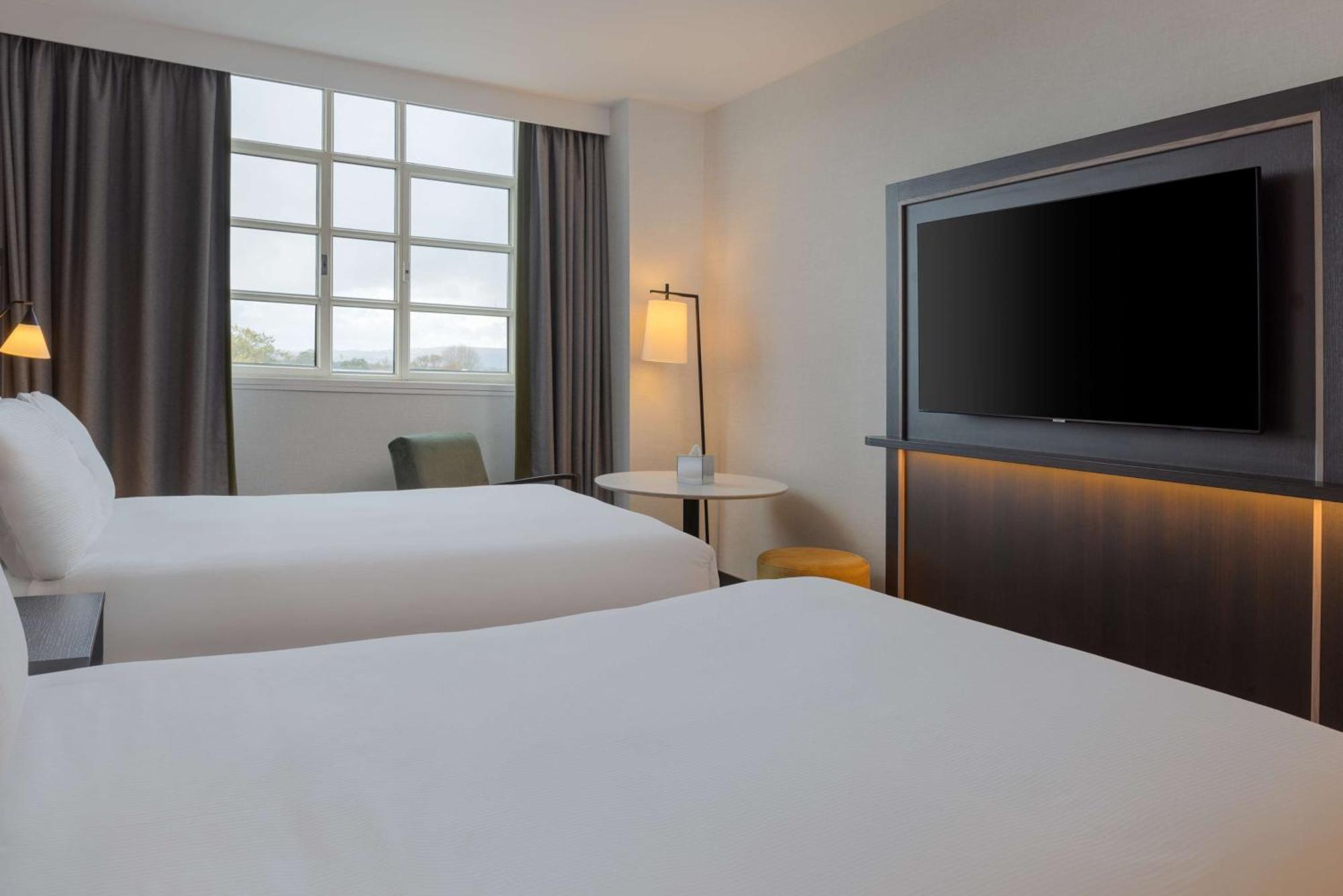Deluxe Double Room Two Double Beds Castle View